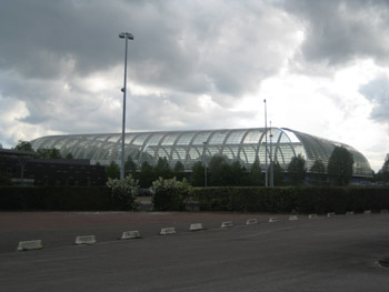 Das Stade De La Licorne von Außen