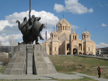 Die neue Kathedrale von Eriwan