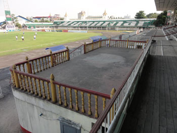 Haupttribne im Aung San Stadium in Myanmar