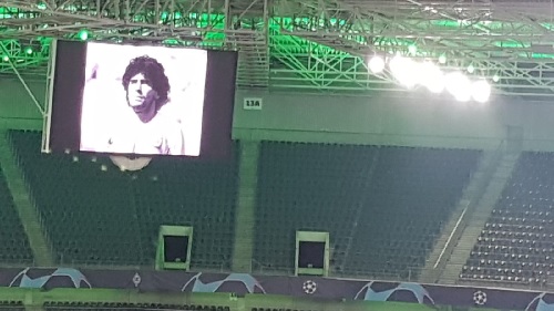 Maradona im Borussia-Park