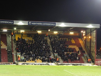 Millwall-Fans in Bradford