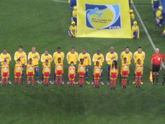 Die brasilianische Mannschaft bei der WM 2010