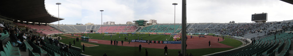 Das Stade Mohamed V in Casablanca