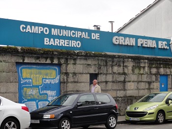 Eingang zum Campo Municipal Barreiro