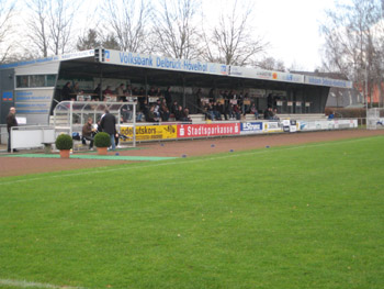 Das AM-Stadion im Laumeskamp zu Delbrck