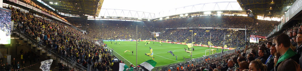 Westfalenstadion Borussia Dortmund gegen Borussia Mnchengladbach