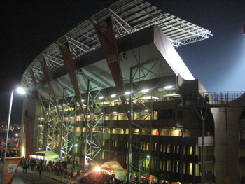 Tribne im Ellis Park Stadium in Johannesburg