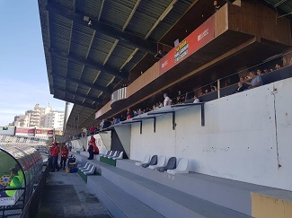 Haupttribne im Estadio do Varzim SC