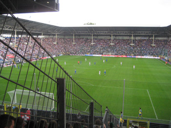 Hoffenheims Exil: Das Carl-Benz-Stadion in Mannheim