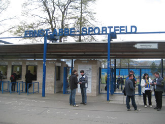 Das Ernst-Abbe-Sportfeld in Jena