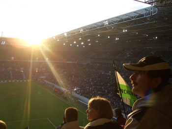 Sonnen-Untergang im Borussia-Park
