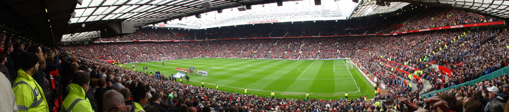 Panorama of Old Trafford, Manchester United