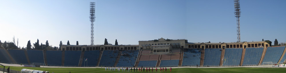 Das Tofik-Bakhramov-Stadion in Aserbaidschans Hauptstadt Baku