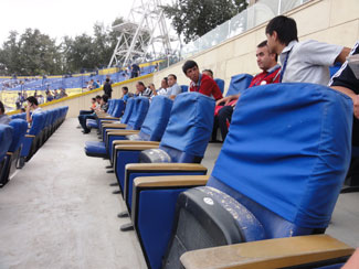 VIP-Tribne im Paxtakor-Stadion in Taschkent