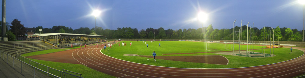 Das Stadion Rußheide in Bielefeld