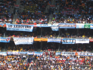 Argentinische Fans bei der WM 2010 in Südafrika