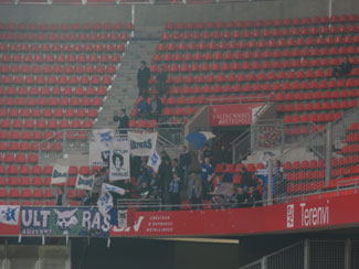 Supporter von AJ Auxerre in Valenciennes