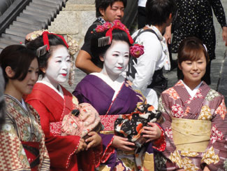 Geishas in Kyoto