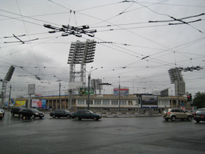 Auenansicht des Petrowsky-stadions