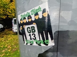 Tribüne im ehemaligen Stade Boutroux in Paris