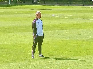 U15-Co-Trainer Mike Hanke